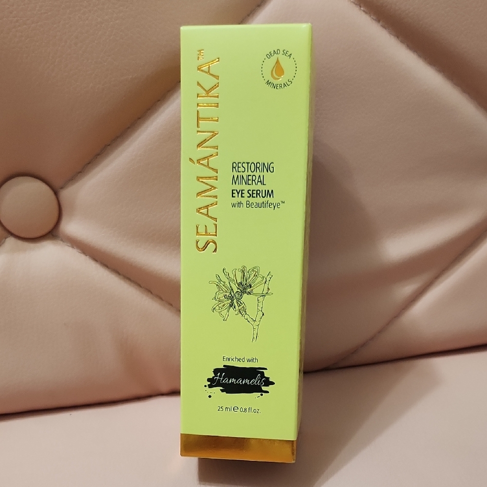 Seamantika Restoring Mineral Eye Serum 25ml |NWT| Dead Sea Minerals & Beautifeye